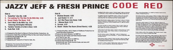 DJ Jazzy Jeff & The Fresh Prince - Code Red (LP)