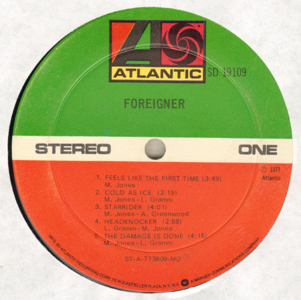 Foreigner - Foreigner (LP, Album, RE, MO )