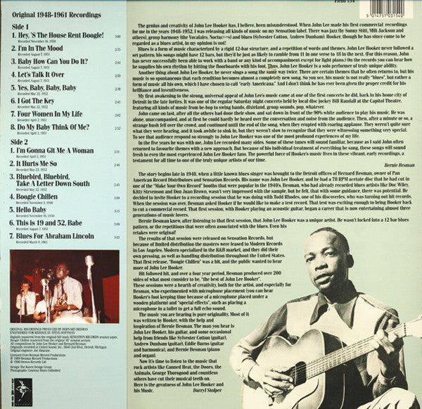 John Lee Hooker - The Detroit Lion (LP, Comp, RM)