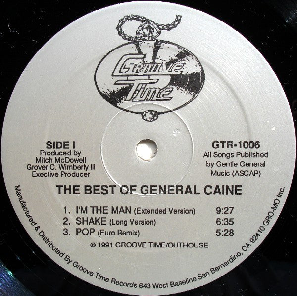 General Caine - The Best Of General Caine (Pure Funk) (LP, Comp)