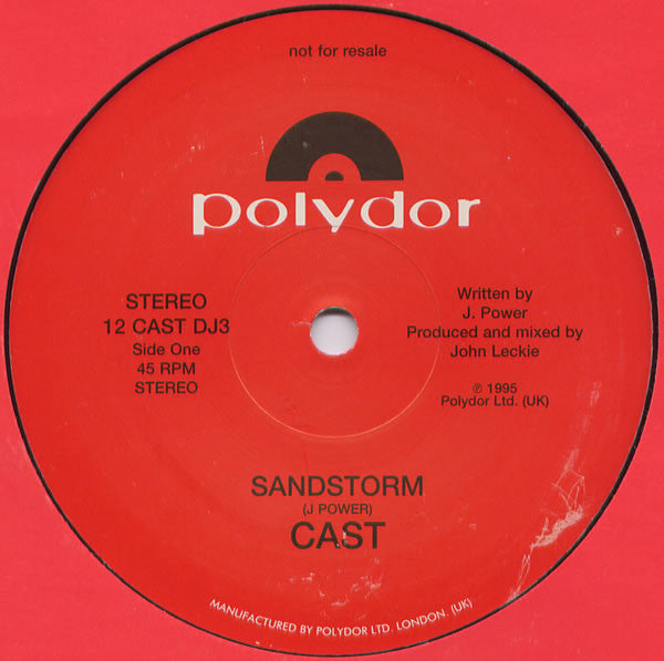 Cast - Sandstorm (12"", Single, Promo)