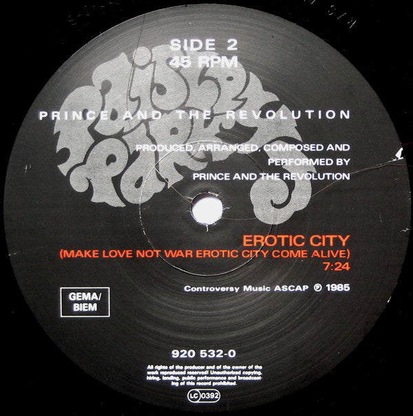 Prince And The Revolution - Girls & Boys (12"", Single)