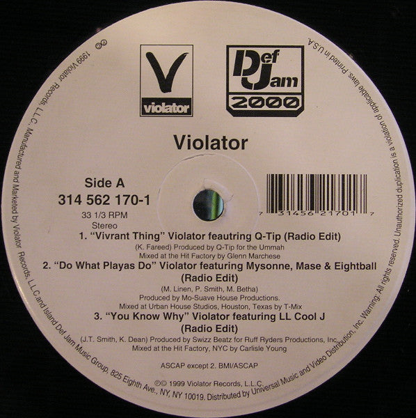 Various - Violator (12"", Single)