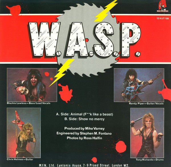 W.A.S.P. - Animal (F**k Like A Beast) (12"", Single)