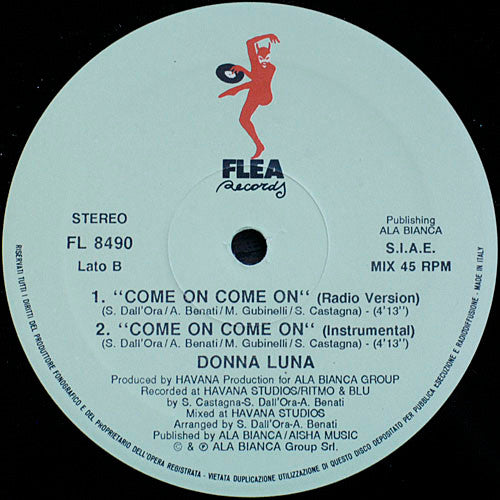 Donna Luna - Come On Come On (12"")