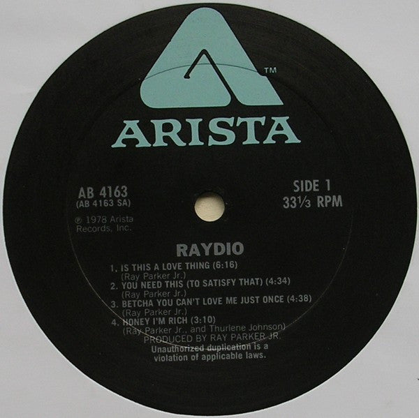 Raydio - Raydio (LP, Album)