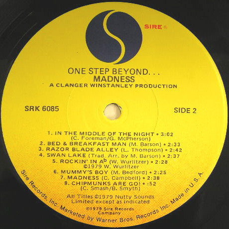 Madness - One Step Beyond... (LP, Album, Los)