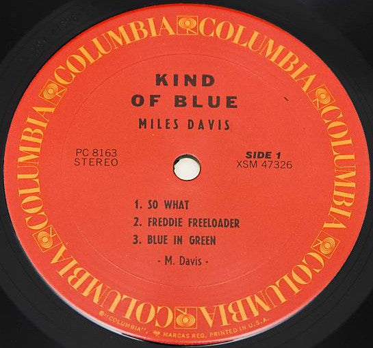 Miles Davis - Kind Of Blue (LP, Album, RP)