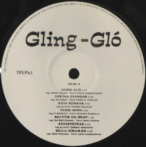 Björk Guðmundsdóttir - Gling-Gló(LP, Album, RE)