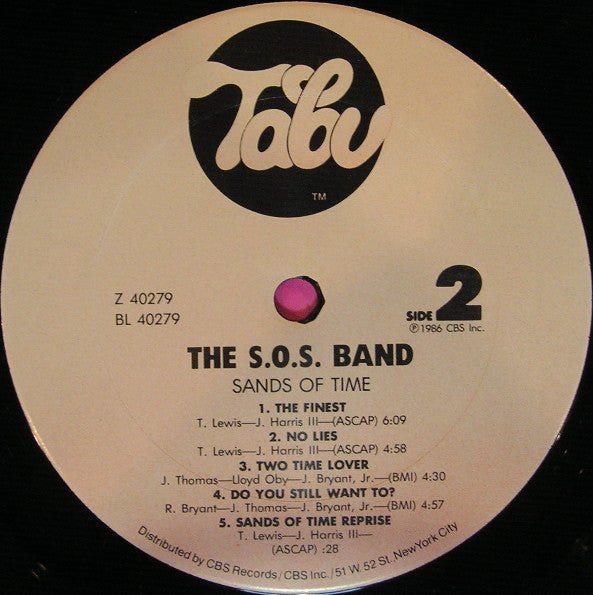 The S.O.S. Band - Sands Of Time (LP, Album, Pit)