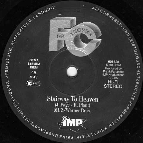 Far Corporation - Stairway To Heaven (12"")