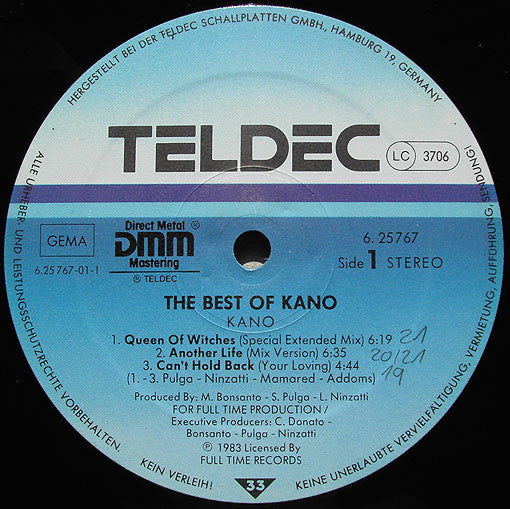 Kano - The Best Of Kano (LP, Comp, DMM)