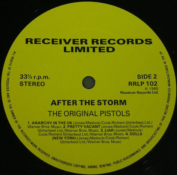 New York Dolls / The Original Pistols* - After The Storm (LP, Comp)