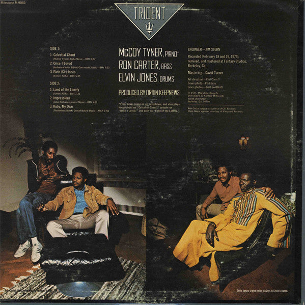 McCoy Tyner - Trident (LP, Album, San)