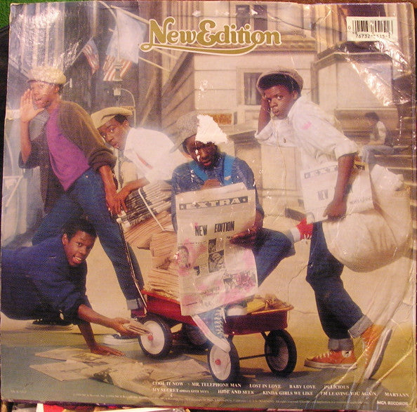 New Edition - New Edition (LP, Album, Pin)