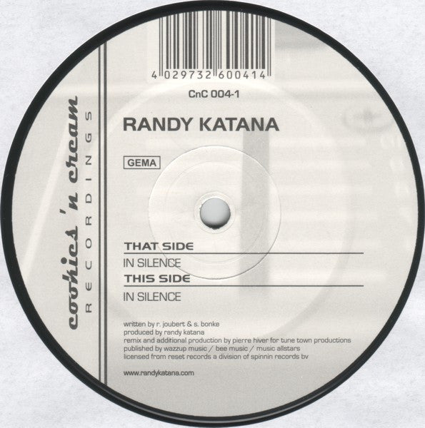 Randy Katana - In Silence (12"")