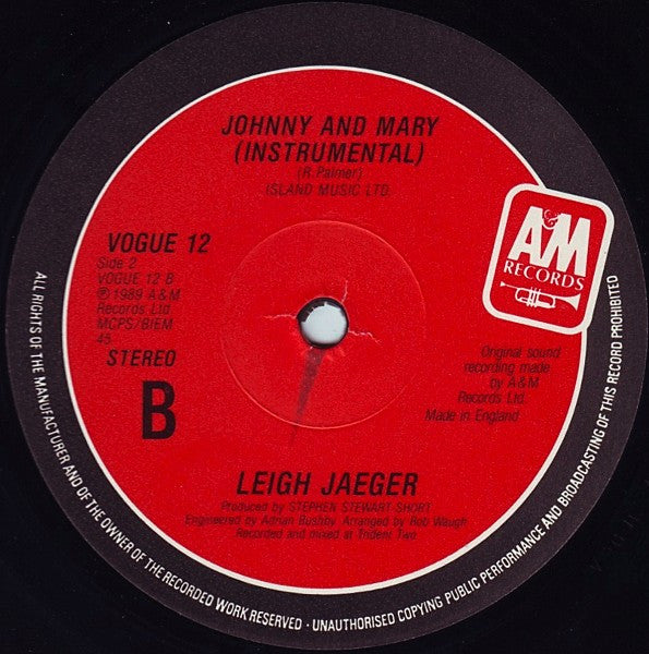 Leigh Jaeger - Johnny & Mary (12"")