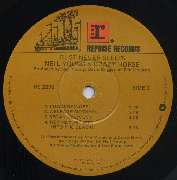 Neil Young & Crazy Horse - Rust Never Sleeps (LP, Album)