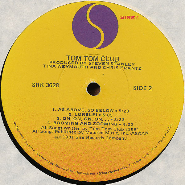 Tom Tom Club - Tom Tom Club (LP, Album, Los)