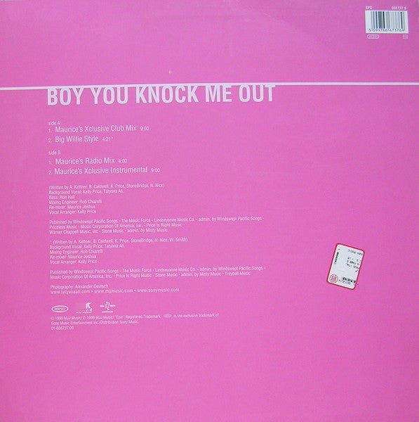 Tatyana Ali - Boy You Knock Me Out (12"")