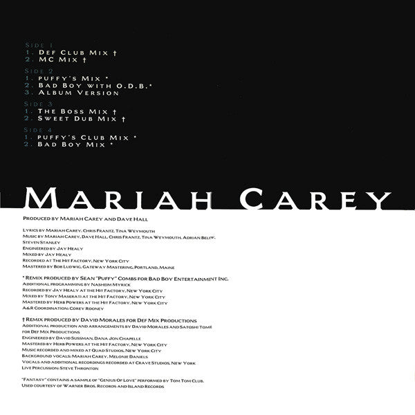 Mariah Carey - Fantasy (2x12"", Gat)