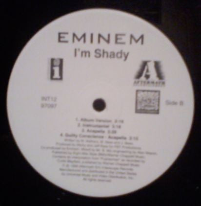 Eminem Featuring Dr. Dre - Guilty Conscience / I'm Shady (12"")