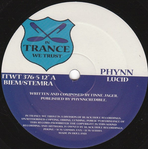 Phynn - Lucid (12"")