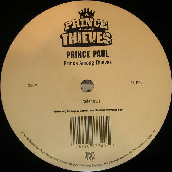 Prince Paul Featuring De La Soul - More Than U Know (12"", Single)