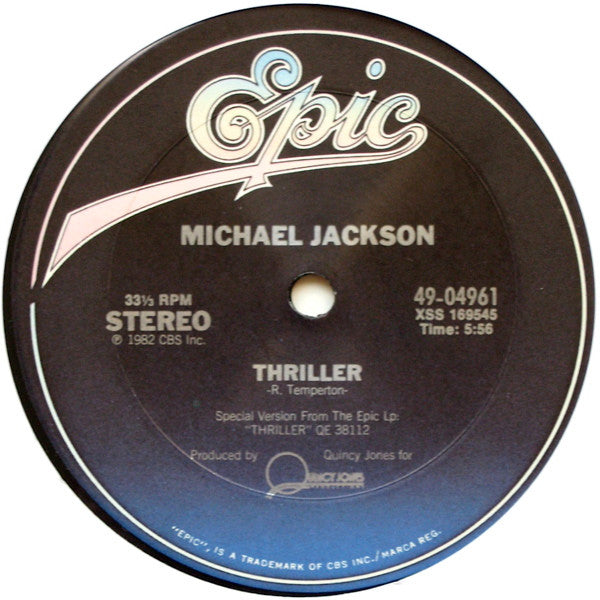 Michael Jackson - Thriller (12"", Single, Car)