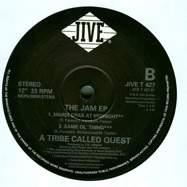 A Tribe Called Quest - The Jam EP (12"", EP)