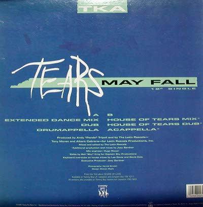TKA - Tears May Fall (12"", Single)