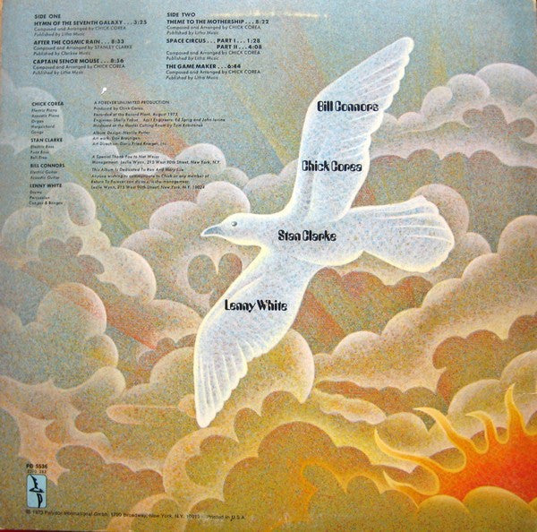Return To Forever - Hymn Of The Seventh Galaxy(LP, Album, Mon)