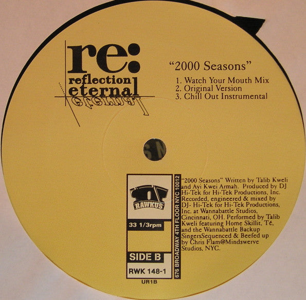 Reflection Eternal - Fortified Live / 2000 Seasons (12"")