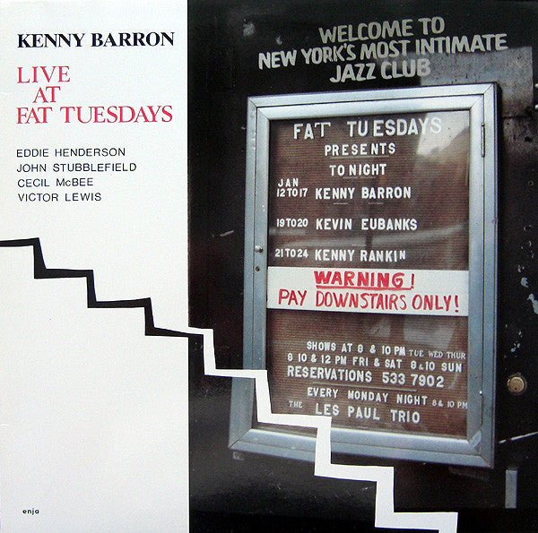 Kenny Barron - Live At Fat Tuesdays (LP, Album)