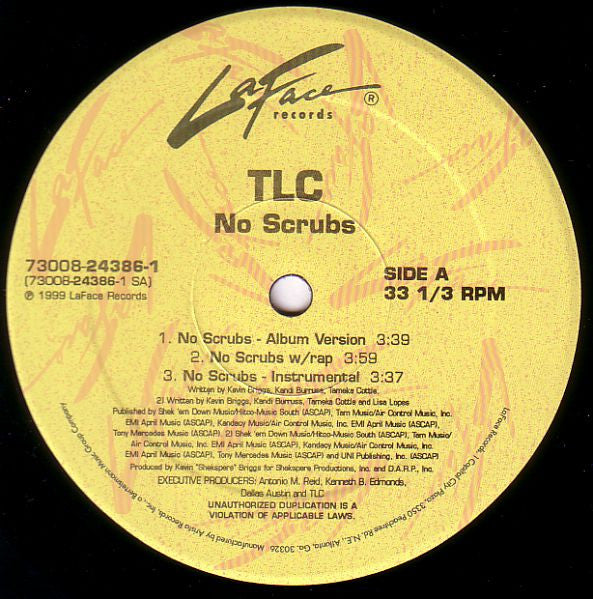 TLC - No Scrubs (12"")