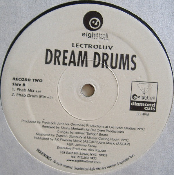 Lectroluv - Dream Drums (2x12"")