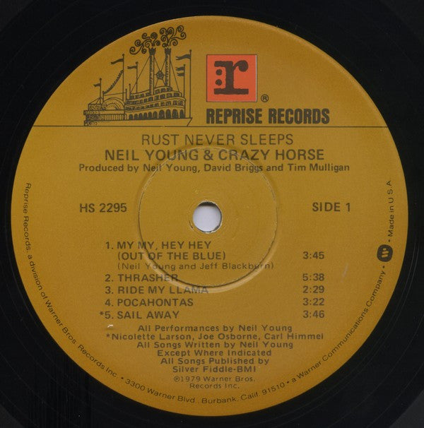 Neil Young & Crazy Horse - Rust Never Sleeps (LP, Album)