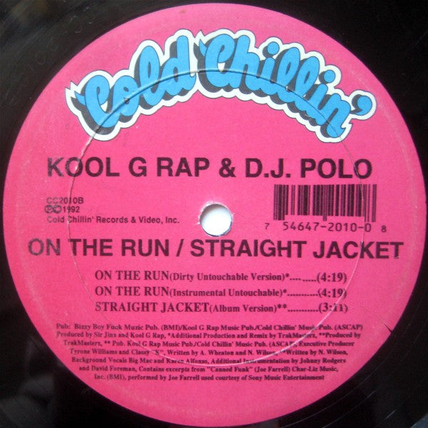 Kool G Rap & D.J. Polo - On The Run (12"")