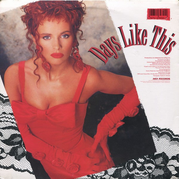 Sheena Easton - Days Like This (12"", Single)