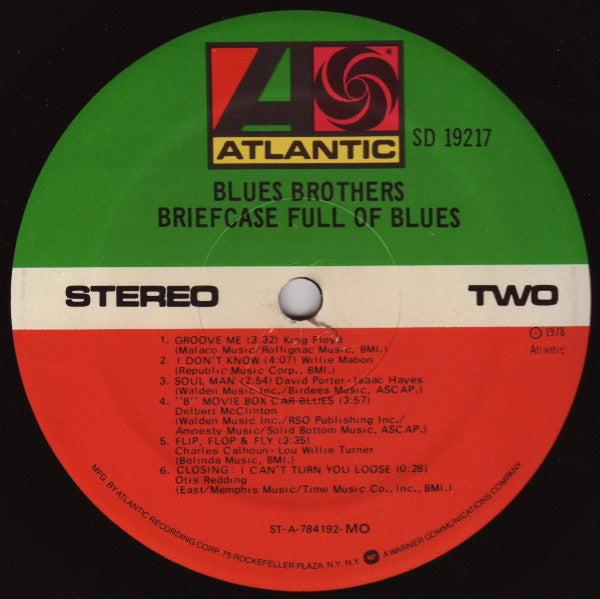 Blues Brothers* - Briefcase Full Of Blues (LP, Album, MO)