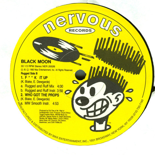 Black Moon - Who Got The Props (12"")