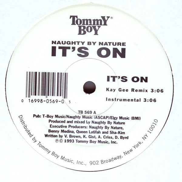 Naughty By Nature - It's On (12"")