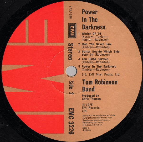 TRB* - Power In The Darkness (LP, Album)