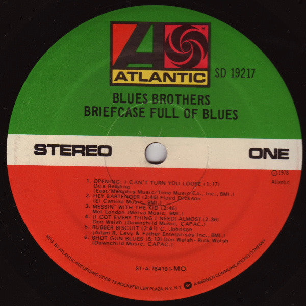 Blues Brothers* - Briefcase Full Of Blues (LP, Album, MO)