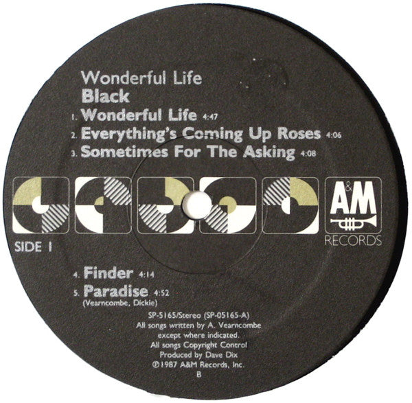 Black (2) - Wonderful Life (LP, Album)