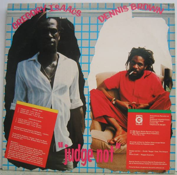 Dennis Brown / Gregory Isaacs - Judge Not (LP, Album)