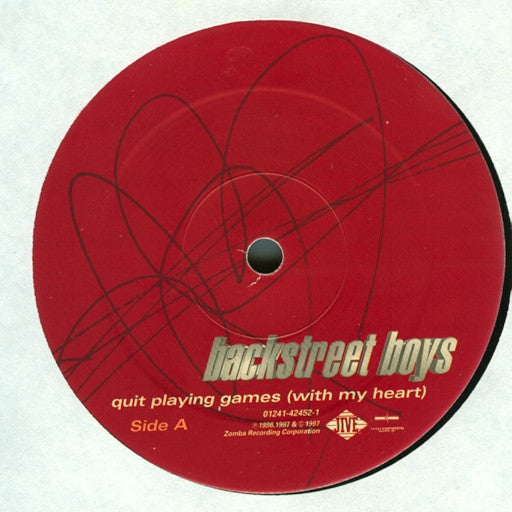 Backstreet Boys - Quit Playing Games (With My Heart) (12"")