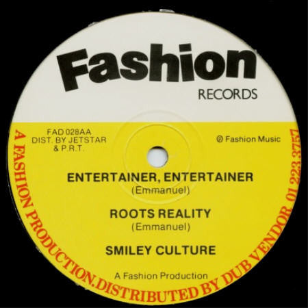 Smiley Culture - Cockney Translation / Entertainer, Entertainer (12"")