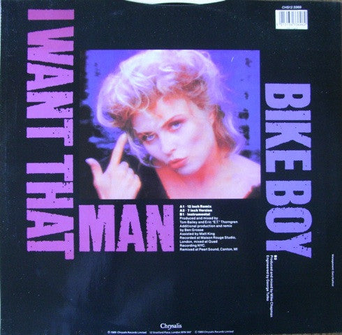 Deborah Harry - I Want That Man (12"", Single)