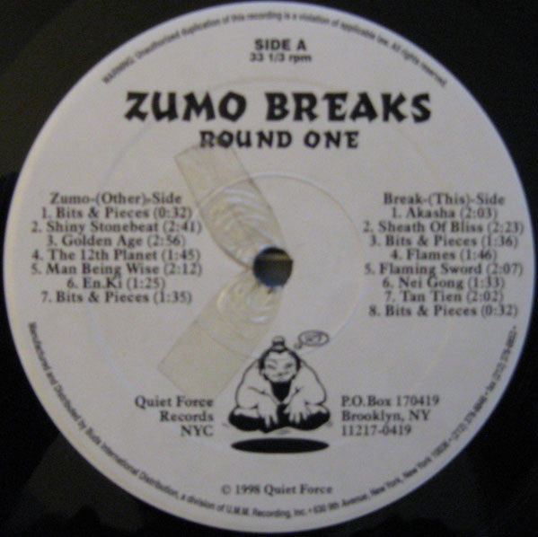 Evil Dee / Roey Marquis* / DJ Spinna - Zumo Breaks Round One (LP)